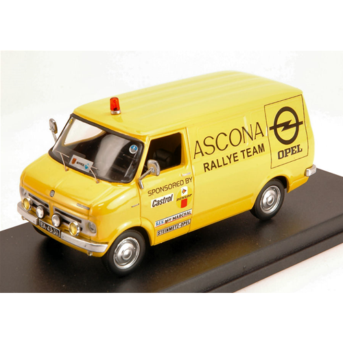 BEDFORD BLITZ OPEL ASCONA RALLY SERVICE OLYMPIA RALLY 1972 1:43 Trofeu Auto Rally Modellino