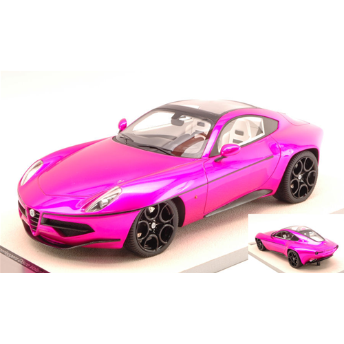 ALFA ROMEO DISCO VOLANTE TOURING 2014 FLASH PINK LIM.PCS 75 1:18 Tecnomodel Auto Stradali Modellino