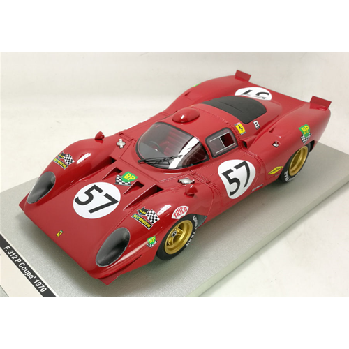 FERRARI 312 P N.57 NC LE MANS 1970 T.ADAMOWICZ-C.PARSONS LIM.100 1:18 Tecnomodel Auto Competizione Modellino