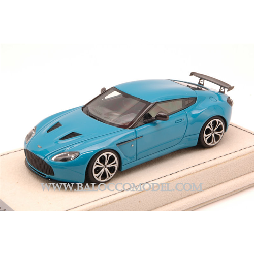 ASTON MARTIN V12 ZAGATO 2012 BABY BLUE ED.LIM.PCS 50 1:43 Tecnomodel Auto Stradali Modellino