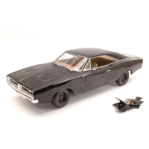 DODGE CHARGER 1969 HAPPY BIRTHDAY GENERAL LEE 1:18 Auto World Movie Modellino