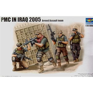 FIGURE PMC IN IRAQ 2005 KIT 1:35 Trumpeter Kit Figure Militari Modellino