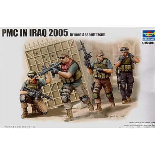 FIGURE PMC IN IRAQ 2005 KIT 1:35 Trumpeter Kit Figure Militari Modellino