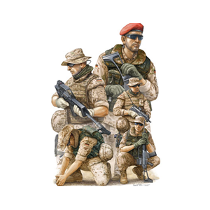 MODERN GERMAN SOLDIER AFGHANISTAN 20/12/2001 KIT 1:35 Trumpeter Kit Figure Militari Modellino