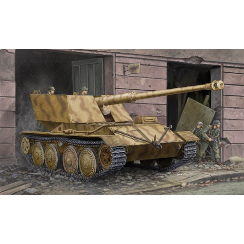 CARRO KRUPP ARDELT WAFFENTRAGER 88 mm PAK-43 KIT 1:35 Trumpeter Kit Mezzi Militari Modellino