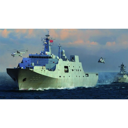 NAVE PLA TYPE 071 AMPHIBIOUS TRANSPORT DOCK KIT 1:350 Trumpeter Kit Navi Modellino