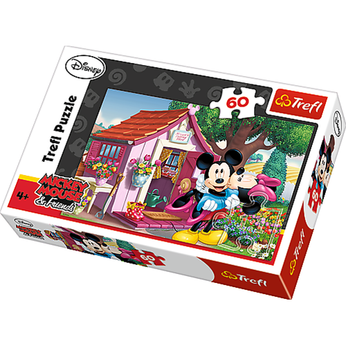 MICKEY AND MINNIE IN THE GARDEN DISNEY PUZZLE Pz.60 Produttori Vari Puzzle Modellino