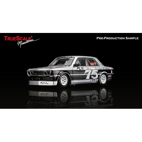 DATSUN 510 PLN RACING N.75 PAUL NEWMAN 1976 1:43 True Scale Miniatures Auto Competizione Modellino
