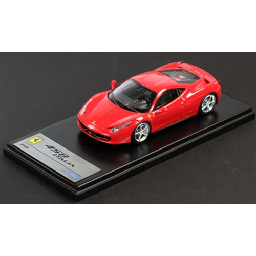 FERRARI 458 ITALIA 2009 RED 1:43 True Scale Miniatures Auto Stradali Modellino