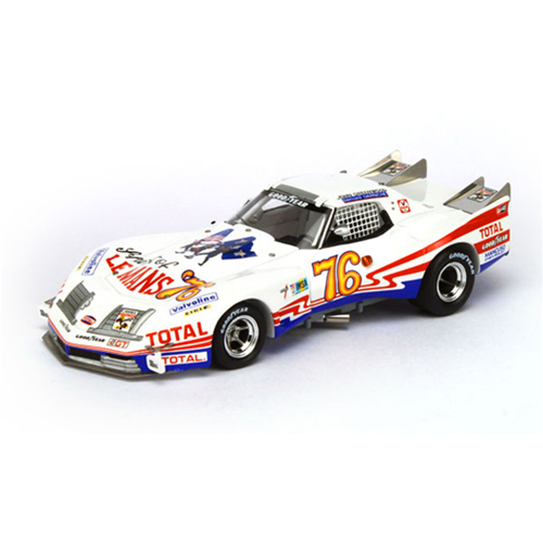 CHEVROLET CORVETTE N.76 RETIRED LM 1976 GREENWOOD-DARNICHE 1:43 True Scale Miniatures Auto Competizione Modellino