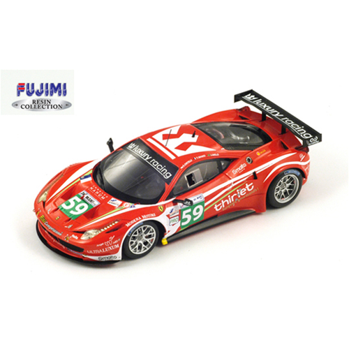 FERRARI 458 ITALIA GT2 N.59 Le Mans 2011 1:43 True Scale Miniatures Auto Competizione Modellino