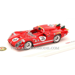 ALFA ROMEO TIPO 33/3 N.38 42th LE MANS 1970 ZECCOLI-FACETTI 1:43 True Scale Miniatures Auto Competizione Modellino