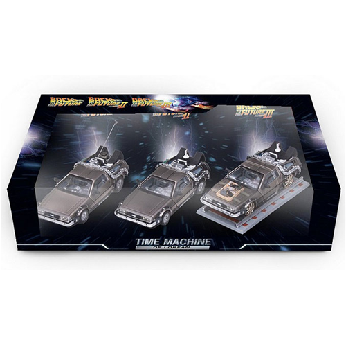 SET DE LOREAN RITORNO AL FUTURO Pz.3 1:43 Vitesse Movie Modellino