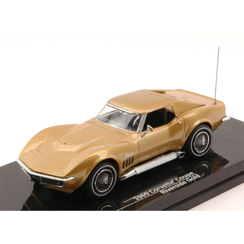 CORVETTE COUPE' 1969 GOLD 1:43 Vitesse Auto Stradali Modellino