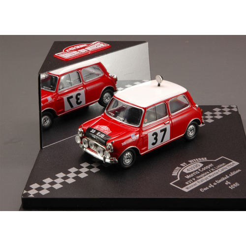 MORRIS COOPER N.37 WINNER MONTE CARLO 1964 1:43 Vitesse Auto Rally Modellino