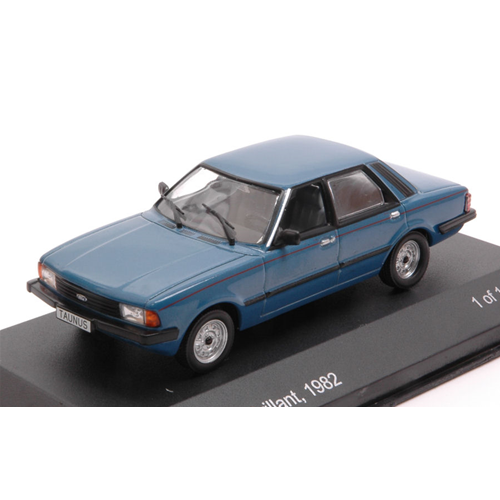 FORD TAUNUS TC 2 BRILLANT 1982 BLUE 1:43 Whitebox Auto Stradali Modellino