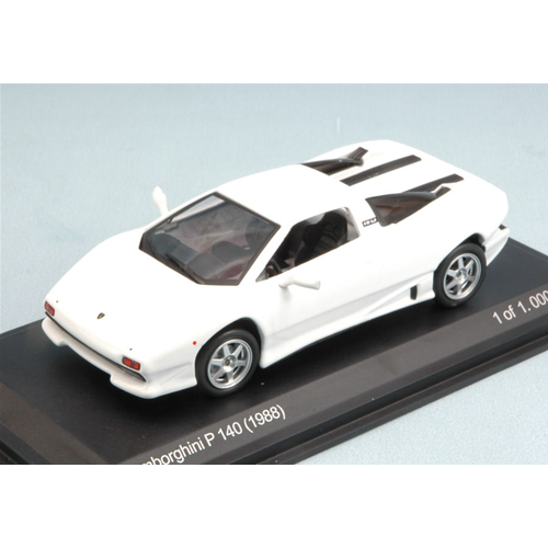 LAMBORGHINI P140 1988 WHITE 1:43 Whitebox Auto Stradali Modellino