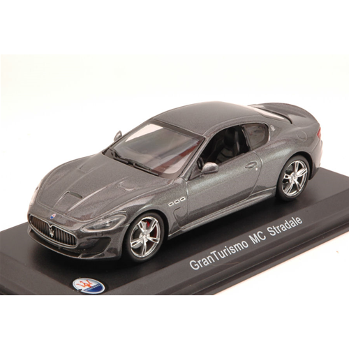 MASERATI GRANTURISMO MC STRADALE 2010 METALLIC DARK GREY 1:43 Whitebox Auto Stradali Modellino