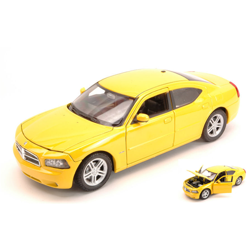 DODGE CHARGER DAYTONA R/T 2006 YELLOW 1:24 Welly Auto Stradali Modellino