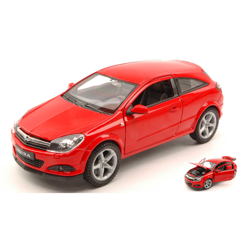 OPEL ASTRA GTC 2005 RED 1:18 Welly Auto Stradali Modellino