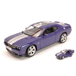 DODGE CHALLENGER SRT 2013 PURPLE 1:24 Welly Auto Stradali Modellino