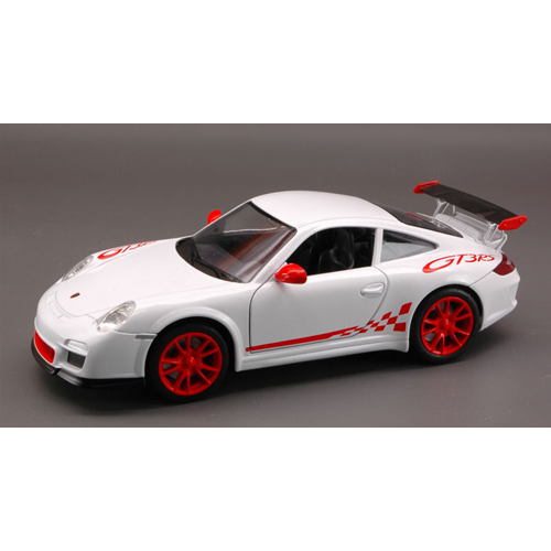 PORSCHE 997 GT3 RS 2010 WHITE 1:24 Yat Ming Auto Stradali Modellino