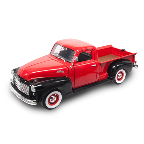 GMC PICK UP 1950 RED 1:18 Yat Ming Auto Stradali Modellino