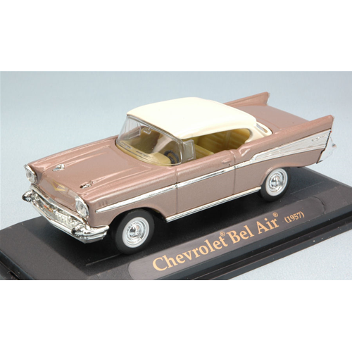CHEVROLET BEL AIR 1957 GREEN 1:43 Yat Ming Auto Stradali Modellino