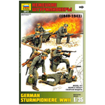 GERMAN STURMPIONIERE WWII KIT 1:35 Zvezda Kit Figure Militari Modellino