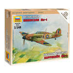 BRITISH FIGHTER HURRICANE MK-1 KIT 1:72 Zvezda Kit Aerei Modellino