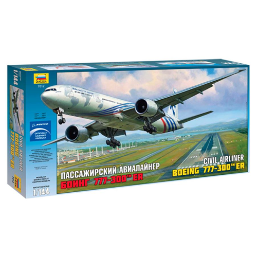 BOEING 777-300 ER KIT 1:144 Zvezda Kit Aerei Modellino