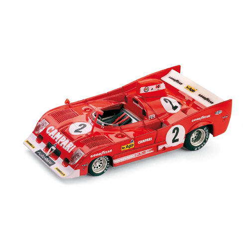 ALFA ROMEO 33 77 12 N.2 1^SPA 1975 1:43 Brumm Auto Competizione Modellino