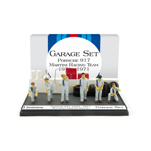 GARAGE SET SCUDERIA MARTINI 1970/71 1:43 Brumm Auto Competizione Modellino