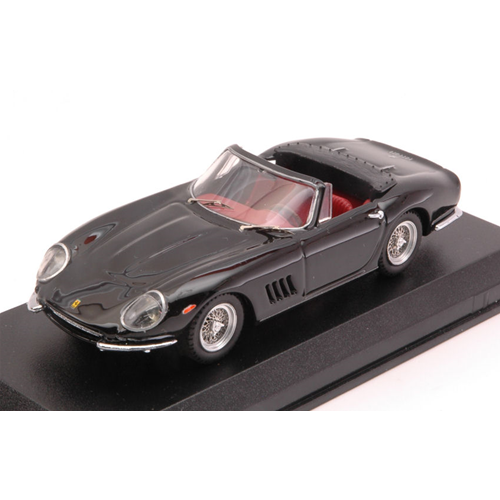 FERRARI 275 GTB-4 NART SPYDER 1967 BLACK 1:43 Best Model Auto Stradali Modellino