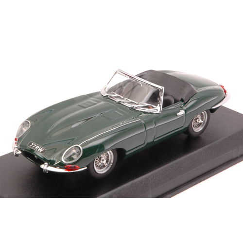 JAGUAR E TYPE SPYDER ENGLISH VERSION 1962 GREEN 1:43 Best Model Auto Stradali Modellino