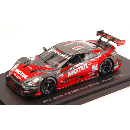 NISSAN GT-R N.1 13th OKAYAMA 2015 SUPER GT500 MATSUDA-QUINTARELLI 1:43 Ebbro Auto Competizione Modellino