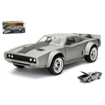 DOM'S ICE DODGE CHARGER R/T 1970 FAST & FURIOUS 8 GREY 1:24 Jada Toys Movie Modellino