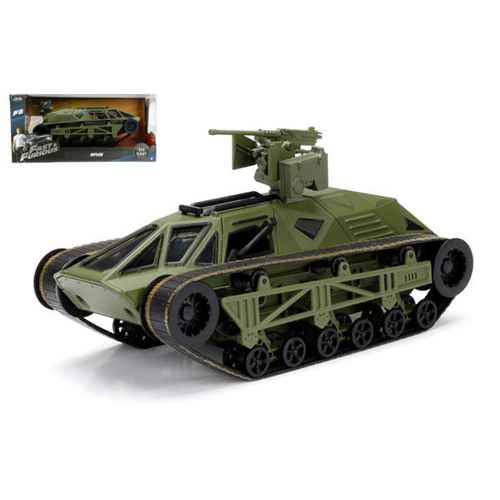 RIPSAW TANK 2017 FAST & FURIOUS 8 GREEN 1:24 Jada Toys Movie Modellino