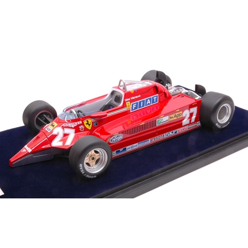 FERRARI 126CK G.VILLENEUVE 1981 VS F104 STARFIGHTER LIM.99 1:18 Looksmart Formula 1 Modellino