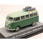 VW T1 MINDERSAMBA BUS LIGHT GREEN/GREEN 1:43 Premium Classixx Auto Stradali Modellino