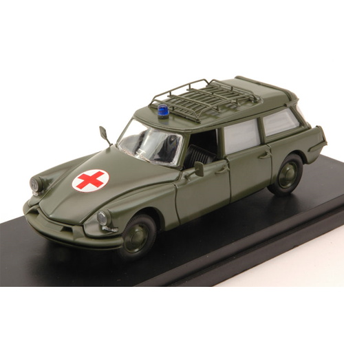 CITROEN DS BREAK MILITARY AMBULANCE 1960 MATT GREEN 1:43 Rio Ambulanze Modellino