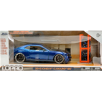 CHEVY CAMARO SS 2010 METALLIC BLUE + SET WHEELS/TIRES 1:24 Jada Toys Tuning Modellino