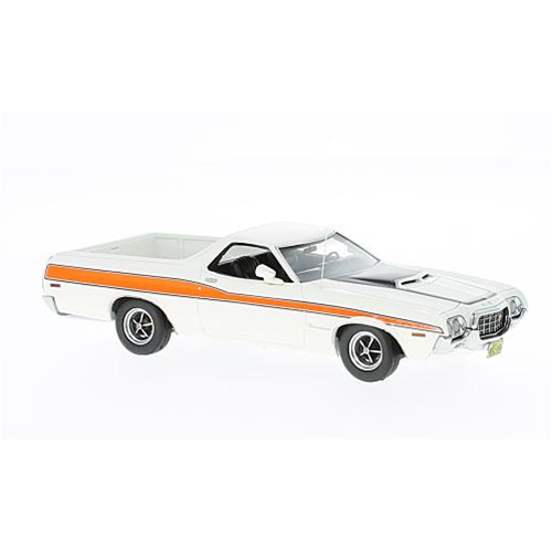 FORD RANCHERO GT 1972 WHITE/ORANGE 1:43 Neo Scale Models Auto Stradali Modellino