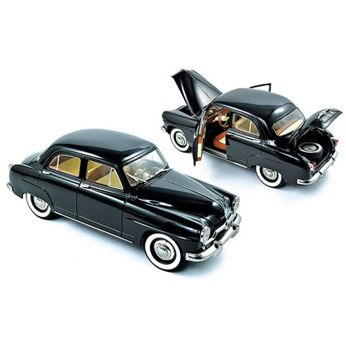 SIMCA 9 ARONDE 1953 BLACK 1:18 Norev Auto Stradali Modellino
