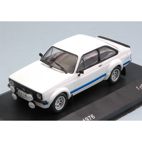 FORD ESCORT II RS 1800 1976 WHITE 1:43 Whitebox Auto Stradali Modellino