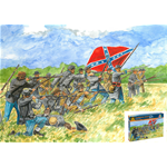 CONFEDERATE INFANTRY KIT 1:72 Italeri Kit Figure Militari Modellino