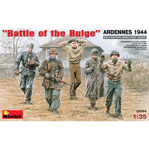BATTLE OF THE BULGE ARDENNES 1944 KIT 1:35 Miniart Kit Figure Militari Modellino