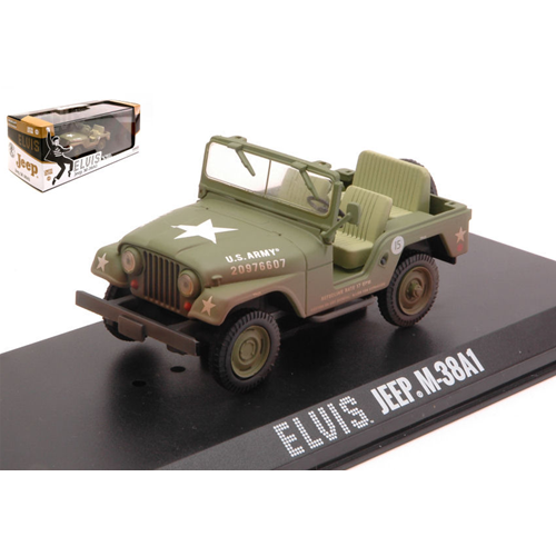 ELVIS JEEP M-38A1 1:43 Greenlight Movie Modellino