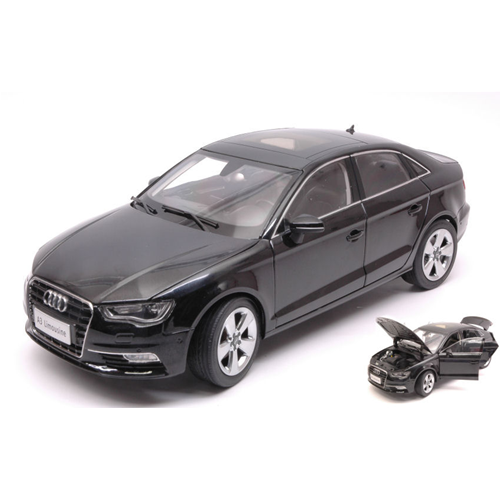 AUDI A3 LIMOUSINE 2012 BLACK 1:18 Paudi Model Auto Stradali Modellino
