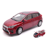 TOYOTA YARIS L 2014 WINE RED 1:18 Paudi Model Auto Stradali Modellino